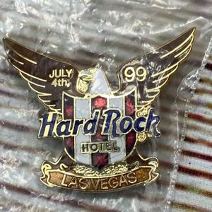Hard Rock Hotel Las Vegas July 4th 1999 Independence Day Eagle Pin‎ Collectible